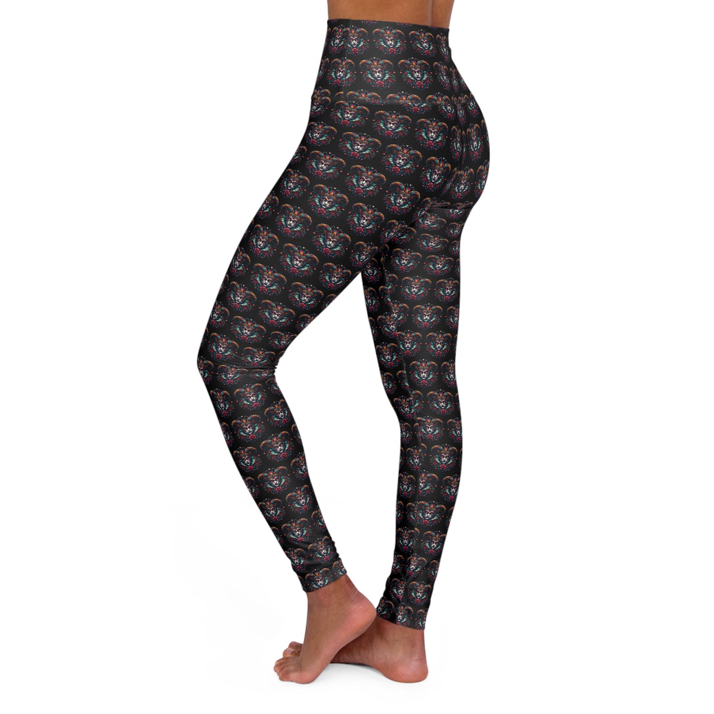 High Waisted Yoga Leggings with Unique Pattern, Perfect for Workouts, Yoga, Exercise, Sports Activities, Gifts for Fitness Enthusiasts