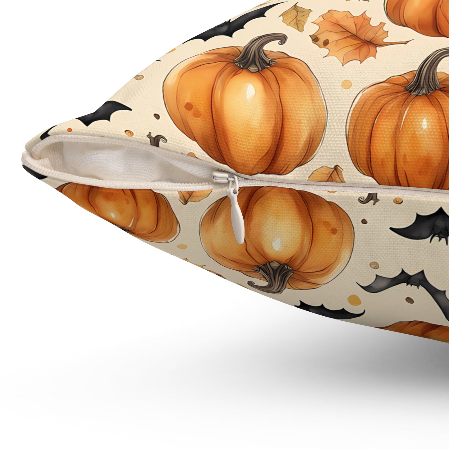 Halloween Pumpkin Bat Pillow, Decorative Throw Cushion for Fall Decor, Autumn Home Accents, Cozy Halloween Decor, Spooky Season Gift