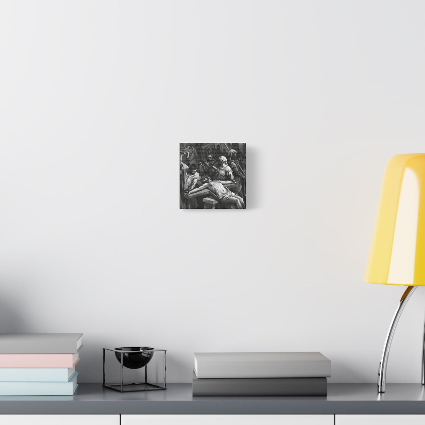 Crucifixion Art Matte Canvas Print – Stretched Religious Wall Decor