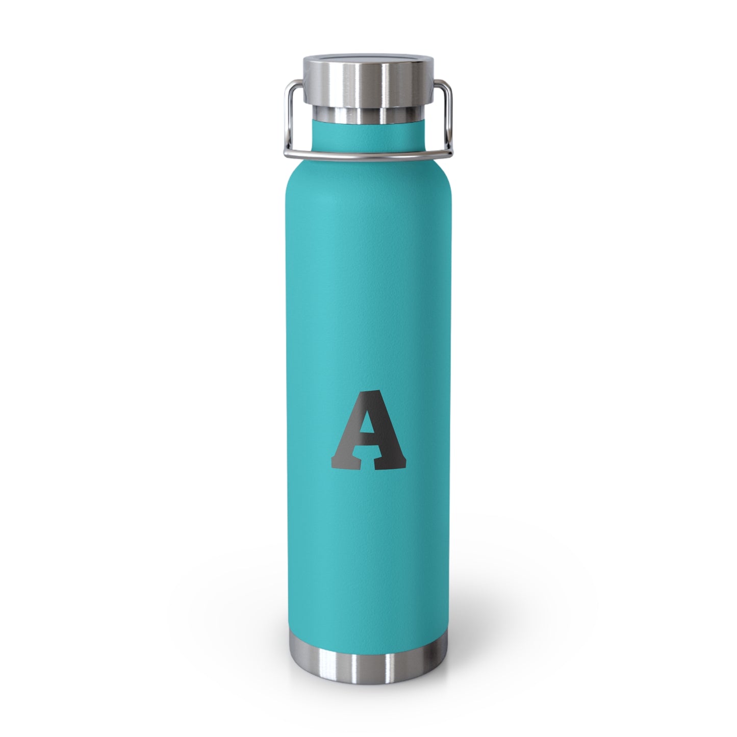 Personalized Copper Insulated Water Bottle, 22oz - Custom Monogram, Travel Mug, Fitness Bottle, Hydration Gift, Eco-Friendly