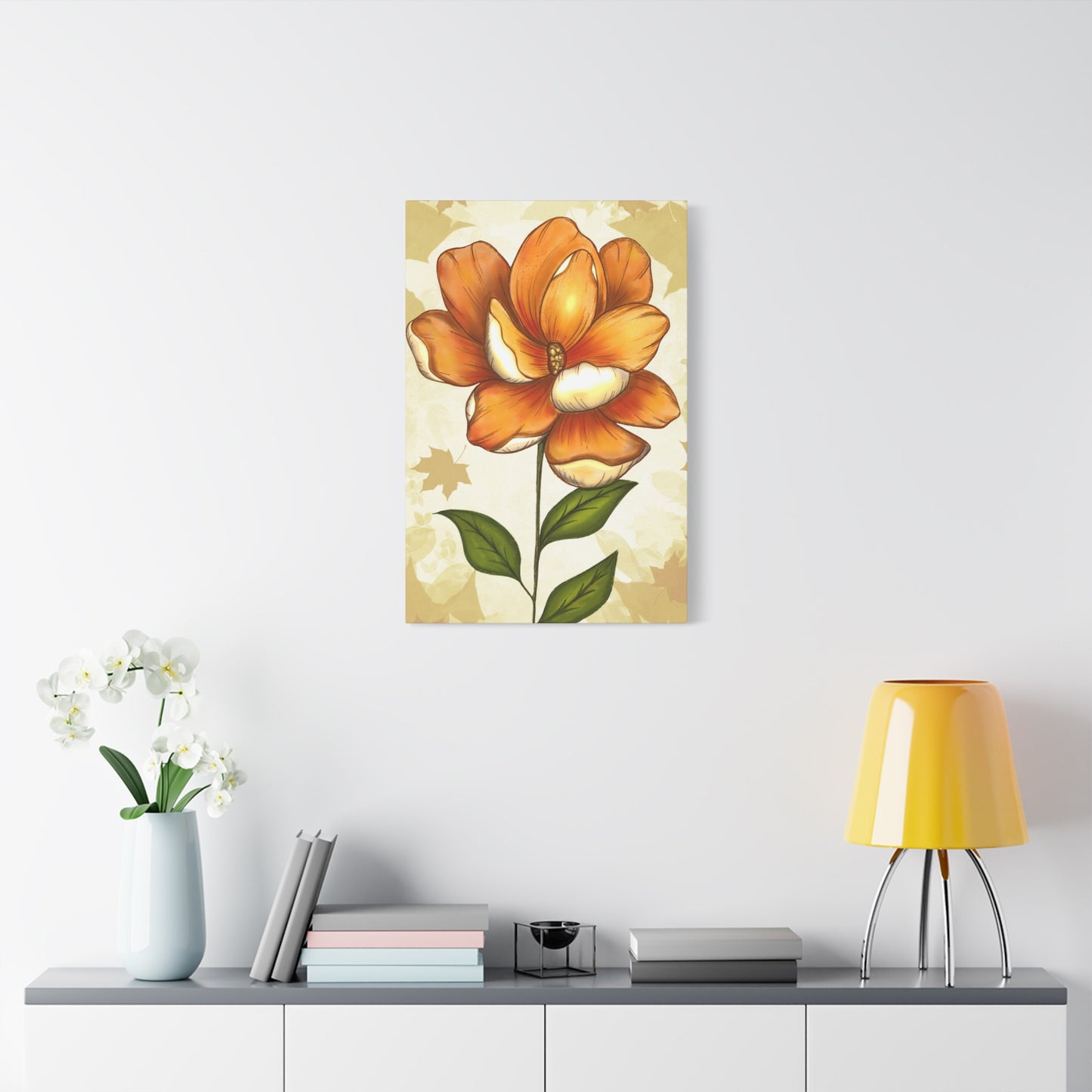 Copy of Matte Canvas, Stretched, 1.25" Tulips Pink and Purple Flowers