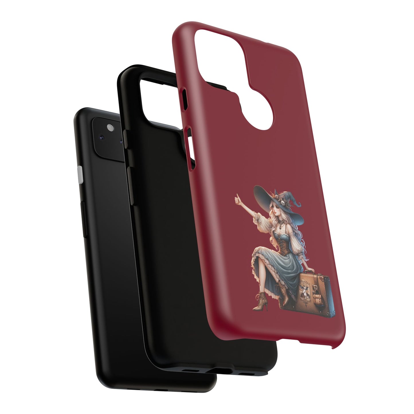 Witchy Phone Case - Magical, Durable - Halloween Gift, Cosplay Accessory, Cute Witch Design
