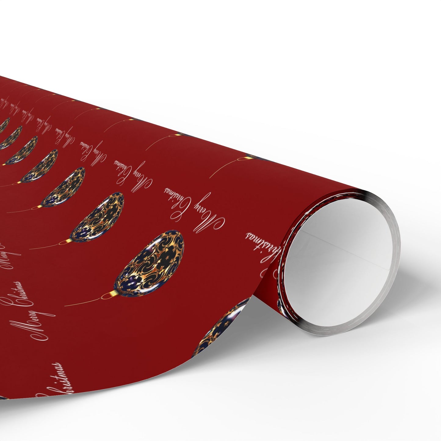 Holiday Balloon Wrapping Paper Roll — Red Festive Gift Wrap for Birthdays & Christmas