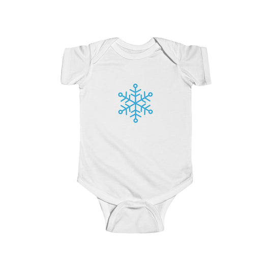 Snowflake Infant Bodysuit, Winter Baby Outfit, Christmas Gift, Cute Baby Clothes, Toddler Onesie, Holiday Apparel