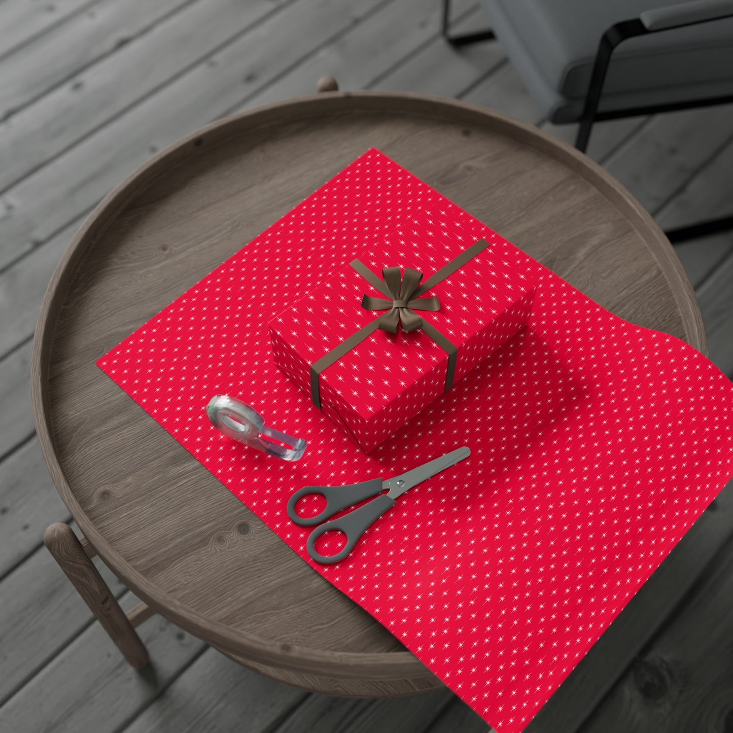 Festive Gift Wrap Papers for Holidays, Christmas, Birthdays, Parties, Eco-Friendly Wrapping, Red Polka Dot Design