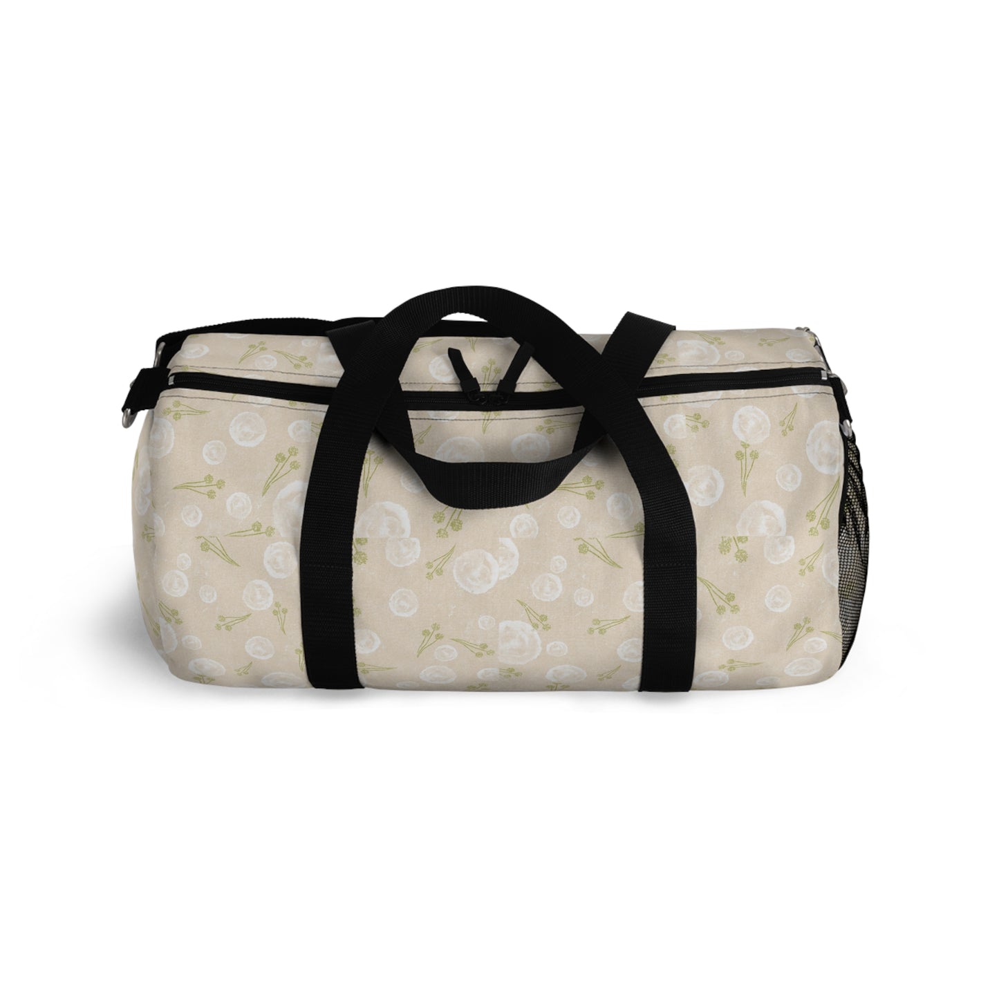 Floral Pattern Duffel Bag - Perfect for Gym, Travel, Weekend Getaways, Yoga, Mother's Day Gift