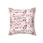 Musical Note Throw Pillow – Perfect for Music Lovers, Home Decor, Gift for Musicians, Cozy Accent, Square Plush Cushion