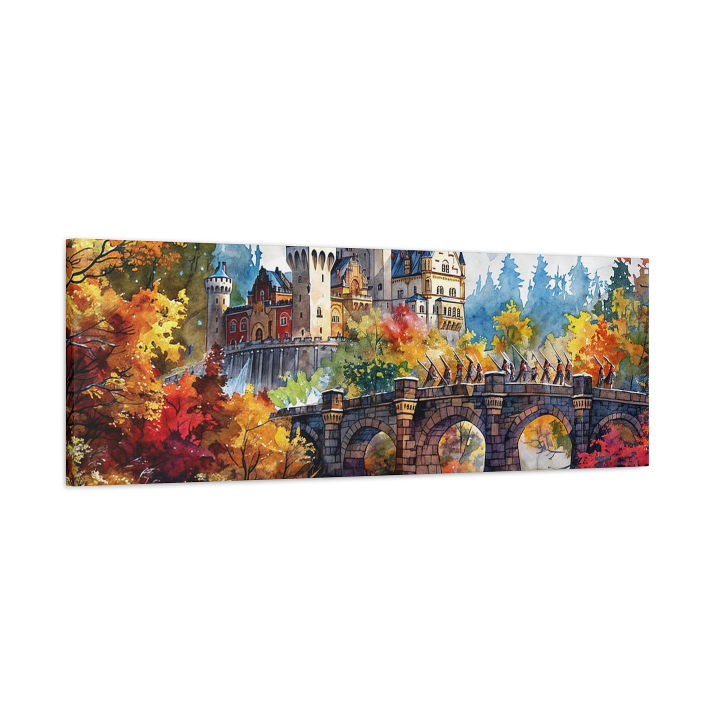 Matte Canvas, Stretched, 1.25" - Castle