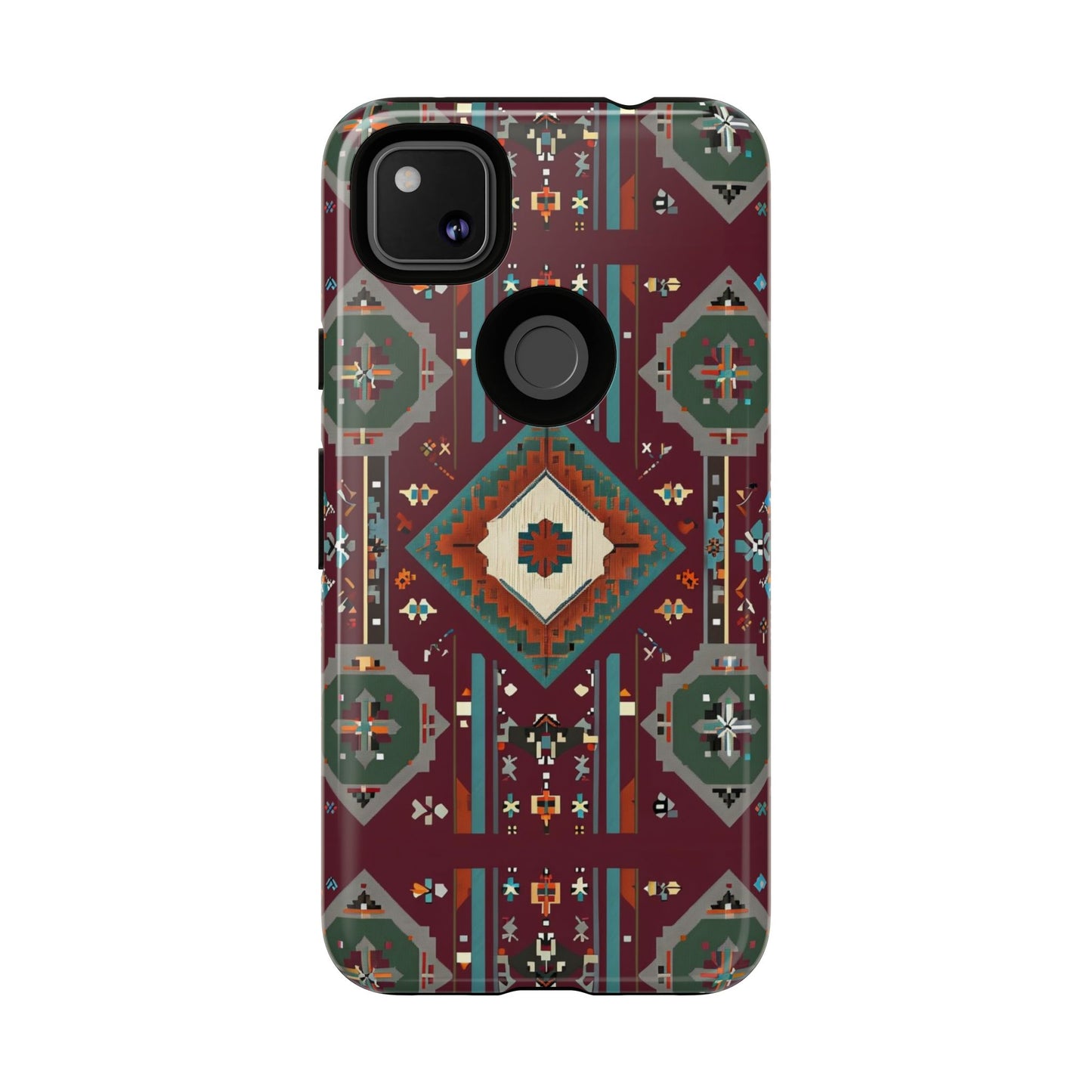 Tribal Pattern Phone Case - Boho Chic, Tough Durable Cover, Stylish Tech Accessory, Gift for Him/Her, Festival Essentials