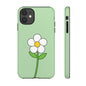 Floral Phone Case - Tough Cases for Nature Lovers, Cute Green Flower Design, iPhone Cover, Gift for Her, Spring Accessories