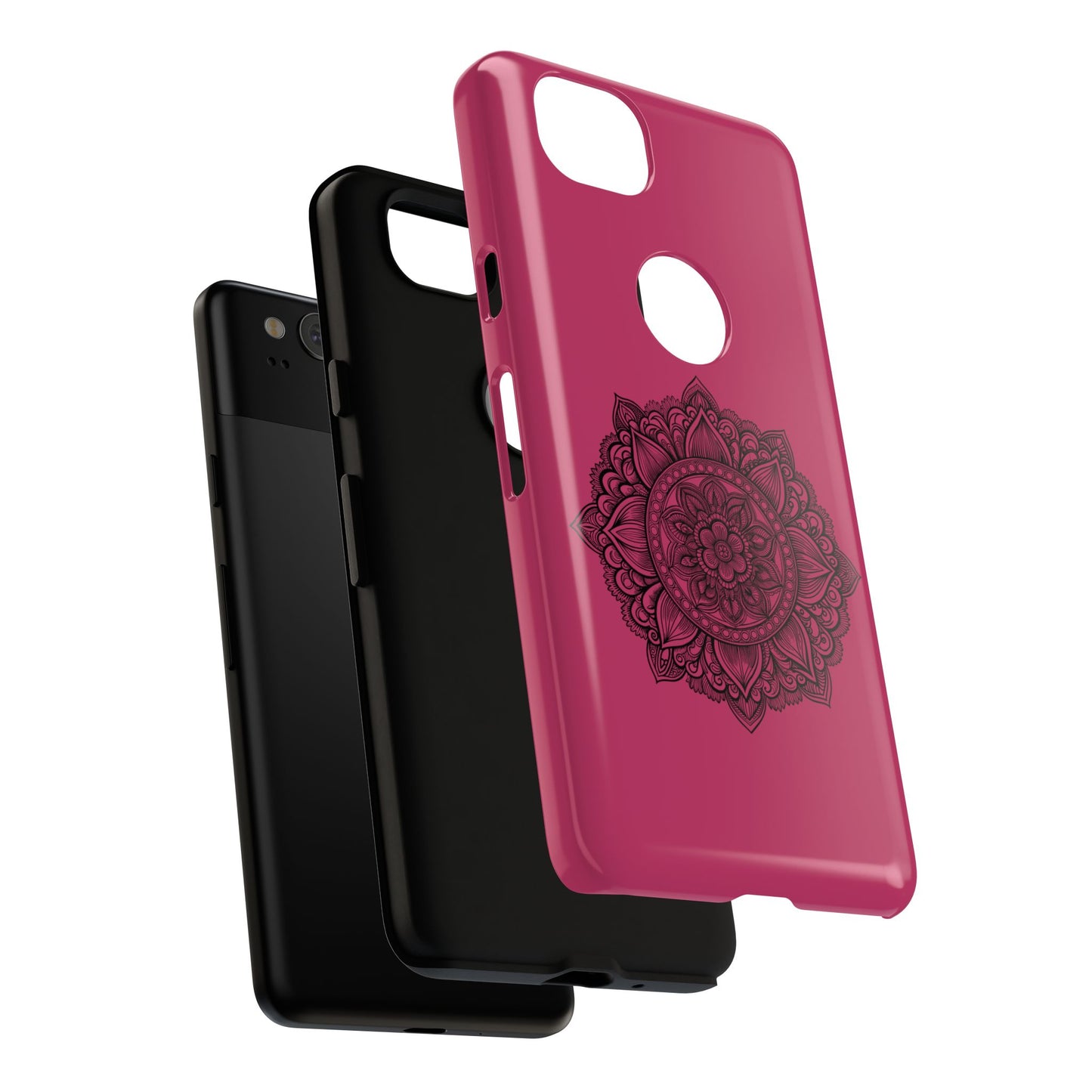 Vibrant Mandala Phone Case, Artistic Protection Cover, Gift for Her, Trendy Accessories, Birthday or Holiday Present