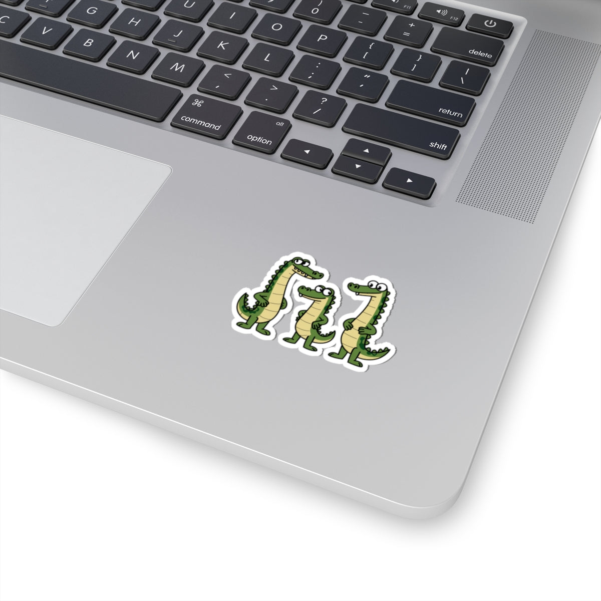 Playful Alligator Kiss-Cut Stickers | Fun Decor for Laptops, Water Bottles, Notebooks, and Gifts