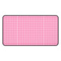 Pink Gingham Desk Mat - Cozy Office Decor, Workspace Accessory, Gift for Coworkers, Farmhouse Style, Table Cover