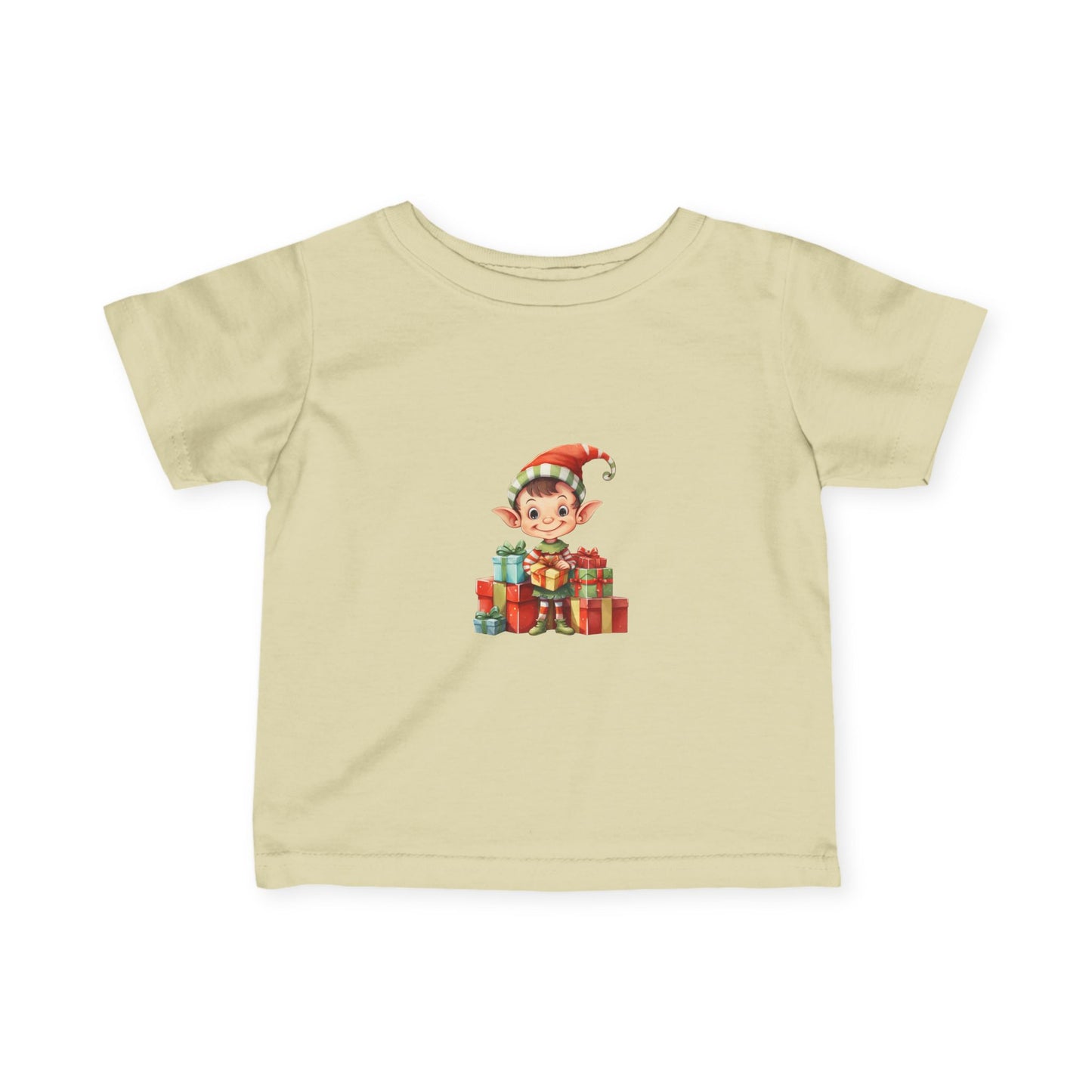Christmas Elf Infant Tee, Cute Christmas Gift, Baby Holiday Outfit, Toddler Christmas Shirt, Kids Winter Apparel