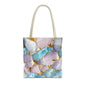 Elegant Geode Tote Bag - Chic Shopping Bag, Stylish Beach Tote
