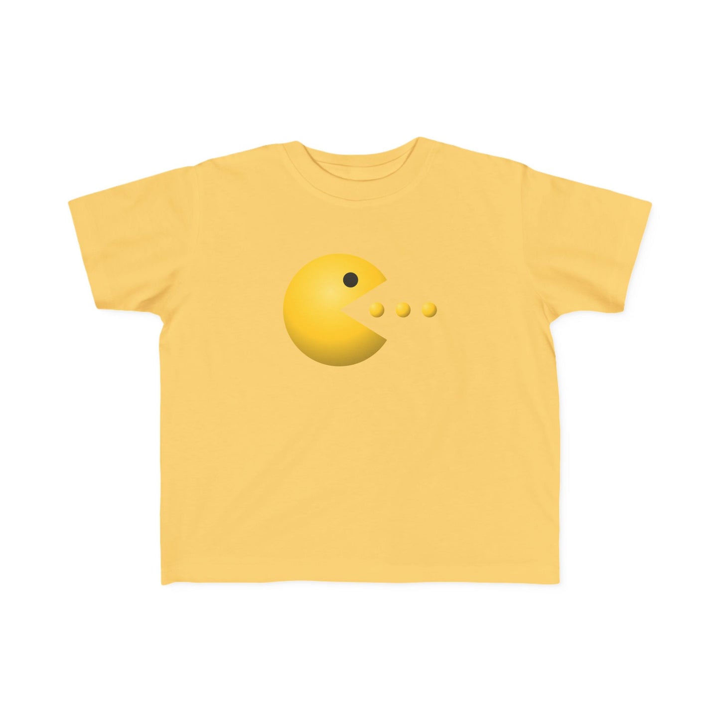 Pac-Man Toddler Tee - Fun & Playful Jersey Shirt for Kids, Video Game Themed Gift for Birthdays, Summer Play, or Creative Outfits