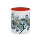 Floral Accent Coffee Mug