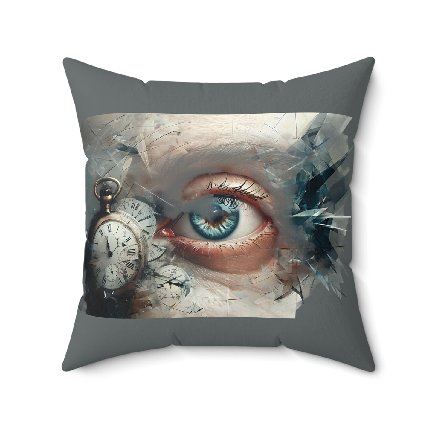 Surreal Eye Art Pillow, Unique Home Decor, Modern Accent Cushion