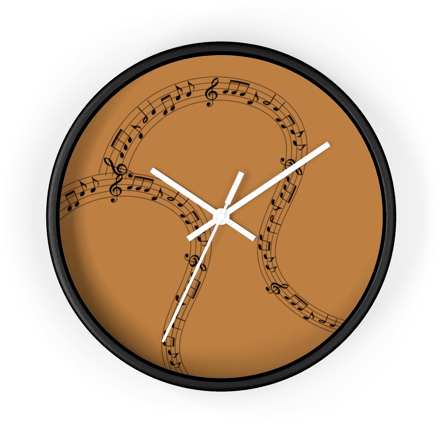 Musical Notes Wall Clock, Perfect for Music Lovers, Home Decor
