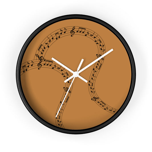 Musical Notes Wall Clock, Perfect for Music Lovers, Home Decor
