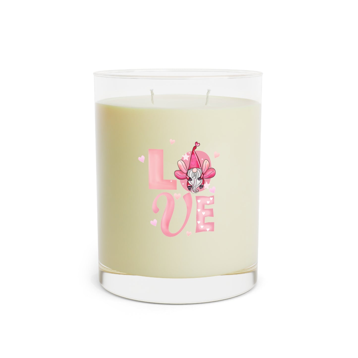 Love Floral Candle — 11oz Scented Glass Candle