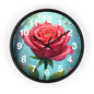 Floral Rose Wall Clock - Elegant Home Decor, Unique Gift for Garden Lovers, Timeless Decoration for Living Room, Birthday, Wedding, [...]