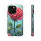 Floral Phone Case, Tough Cases with Elegant Rose Design, Stylish iPhone Cover, Rose Flower Gift for Nature Lovers, Unique Mobile Accessories