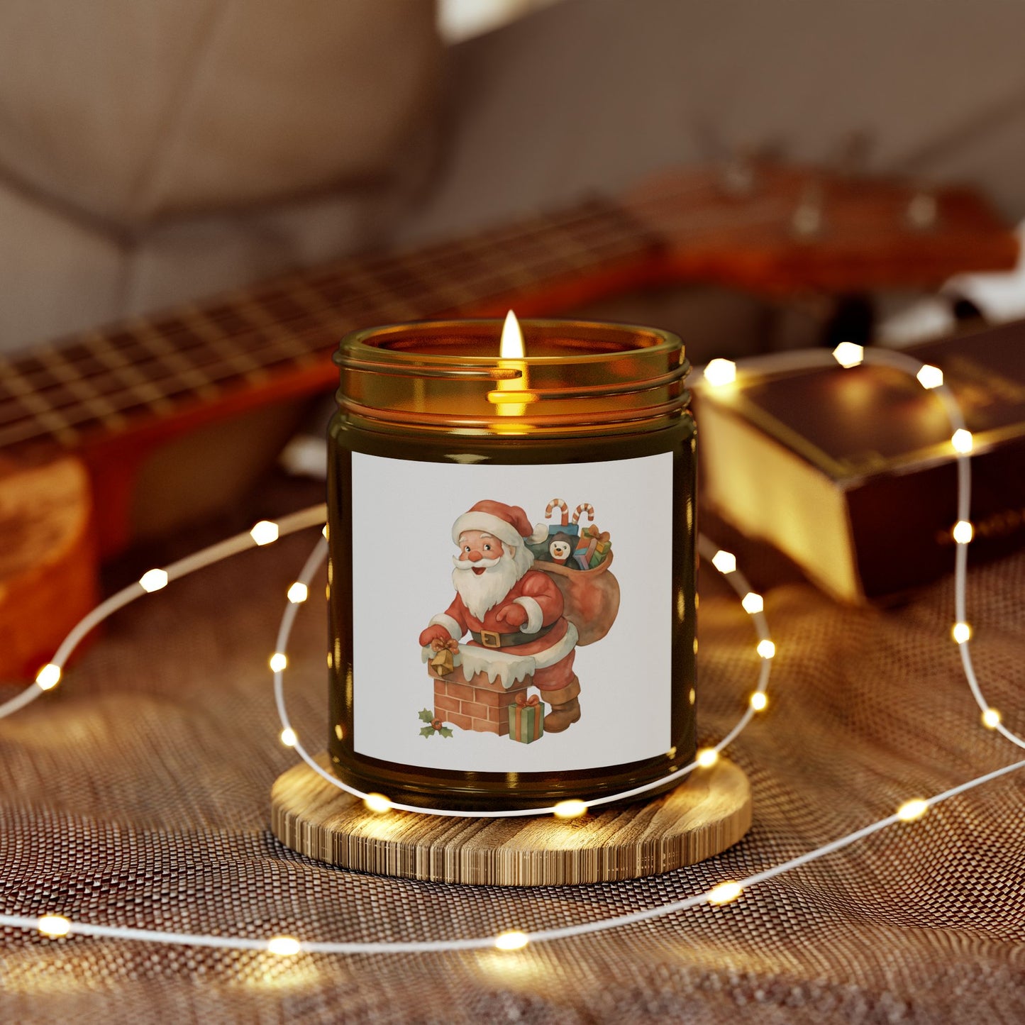 Christmas Scented Candles - Coconut Apricot Wax, Holiday Home Decor, Gift Idea for Friends, Relaxation, Festive Ambiance