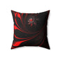 Bold Swirl Design Pillow, Abstract Home Decor Cushion, Modern Living Room Accessory