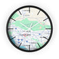 Los Angeles Wall Clock, Unique Home Decor, Custom City Map Clock, Modern Timepiece, Gift for Map Lovers