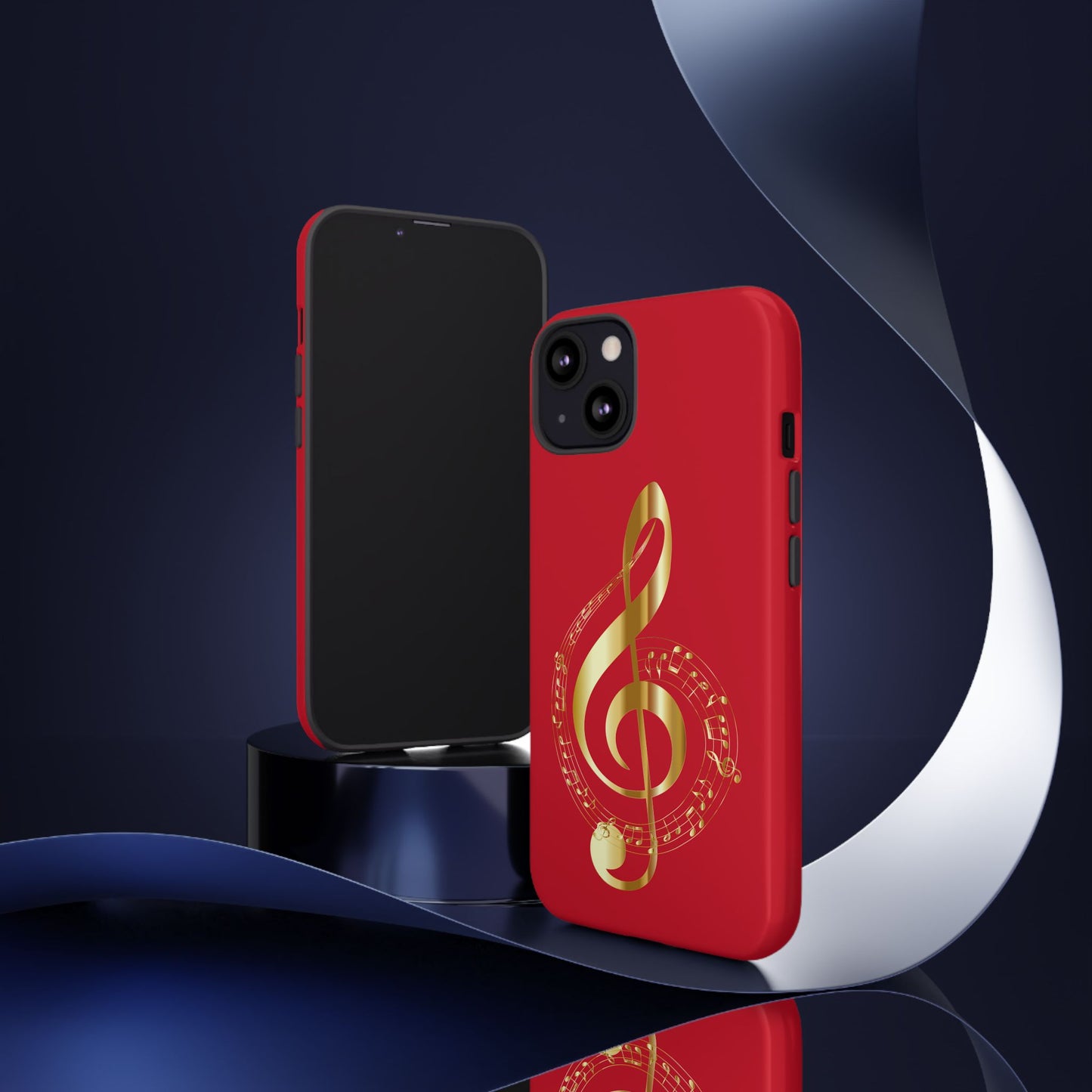 Tough Cases - Red Musical Note