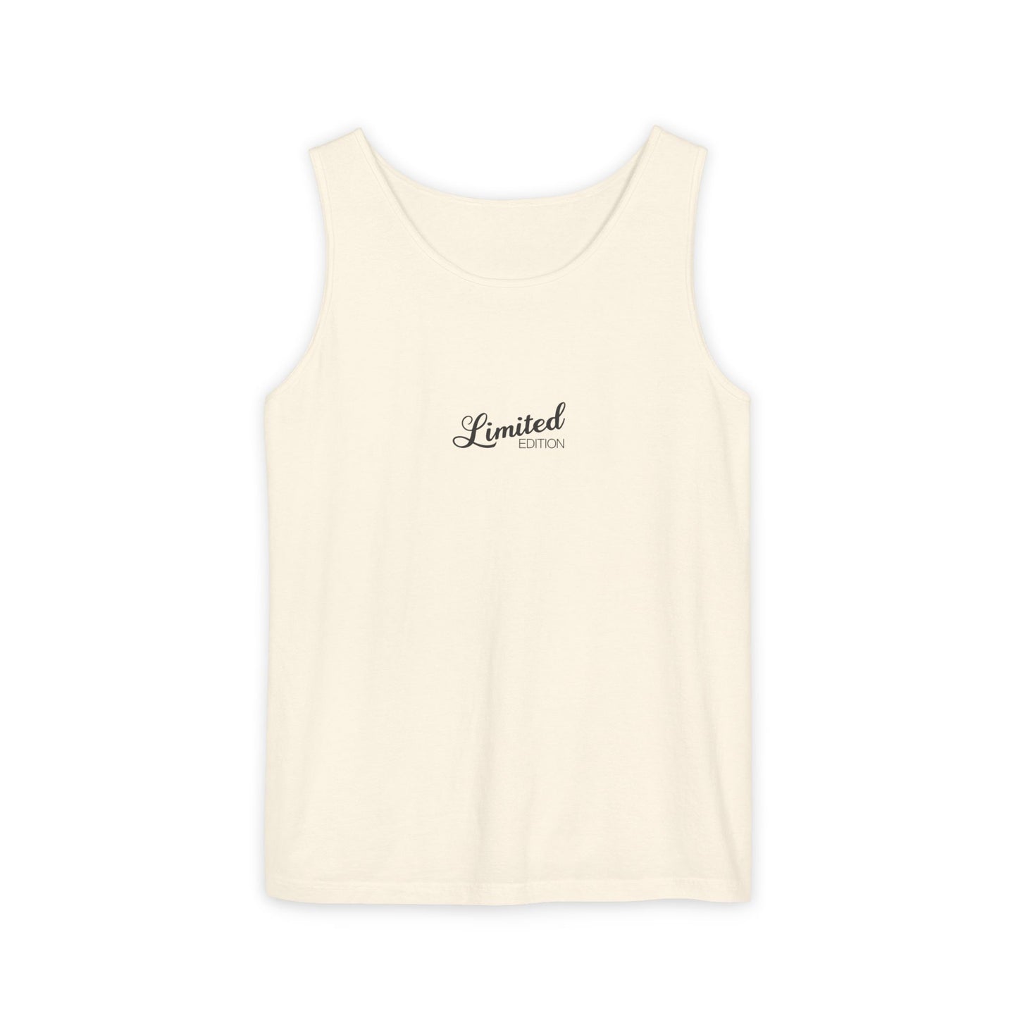 Limited Edition Unisex Garment-Dyed Tank Top, Summer Fashion, Beachwear, Gift for Him & Her, Casual Style, Relaxed Fit