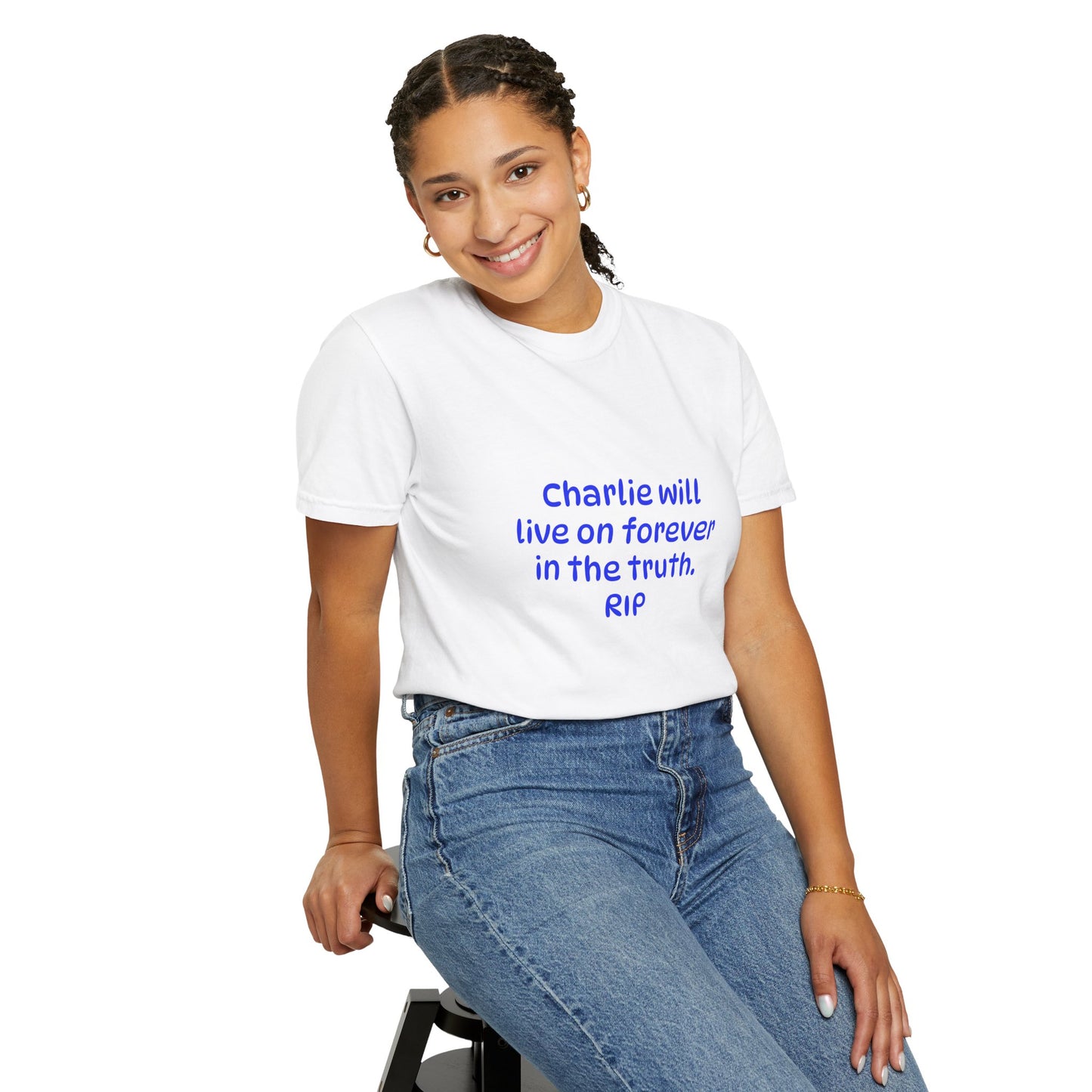 Inspirational Quote T-Shirt, Unisex Cotton Tee, Charlie Forever Shirt, Motivational Apparel, Gift for Friends, Casual Wear, Thoughtful [...]