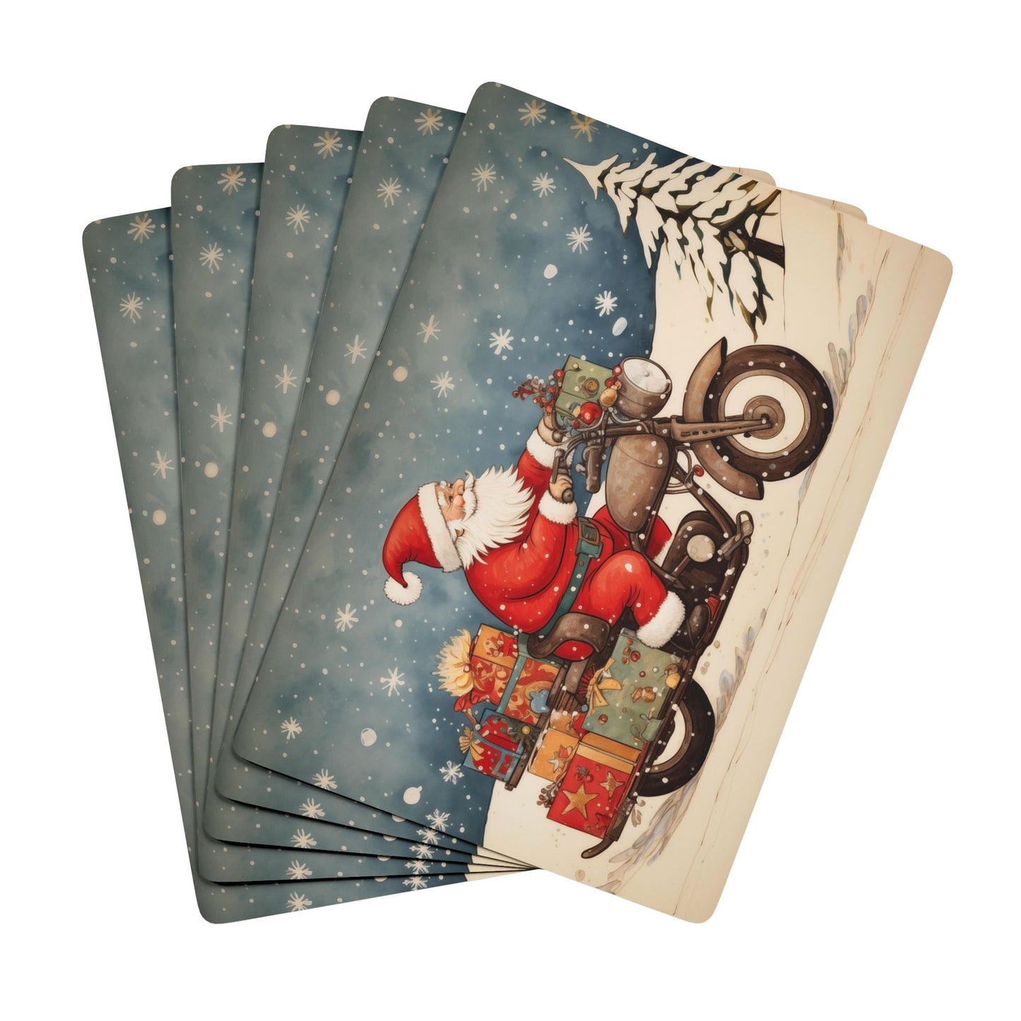 Festive Poker Playing Cards, Christmas Card Game, Holiday Fun, Gift for Gamers, Xmas Poker Set, Family Game Night