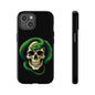 Skull & Snake Phone Case | Tough Cases, Protective Cover, Edgy Phone Accessories, Gothic Gift, Halloween Decor