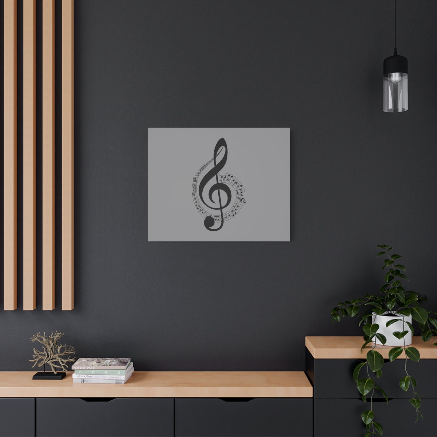 Musical Notes Canvas Print, Wall Art for Musicians, Music Lovers, Home Decor, Gift for Music Teacher, Birthday, Housewarming