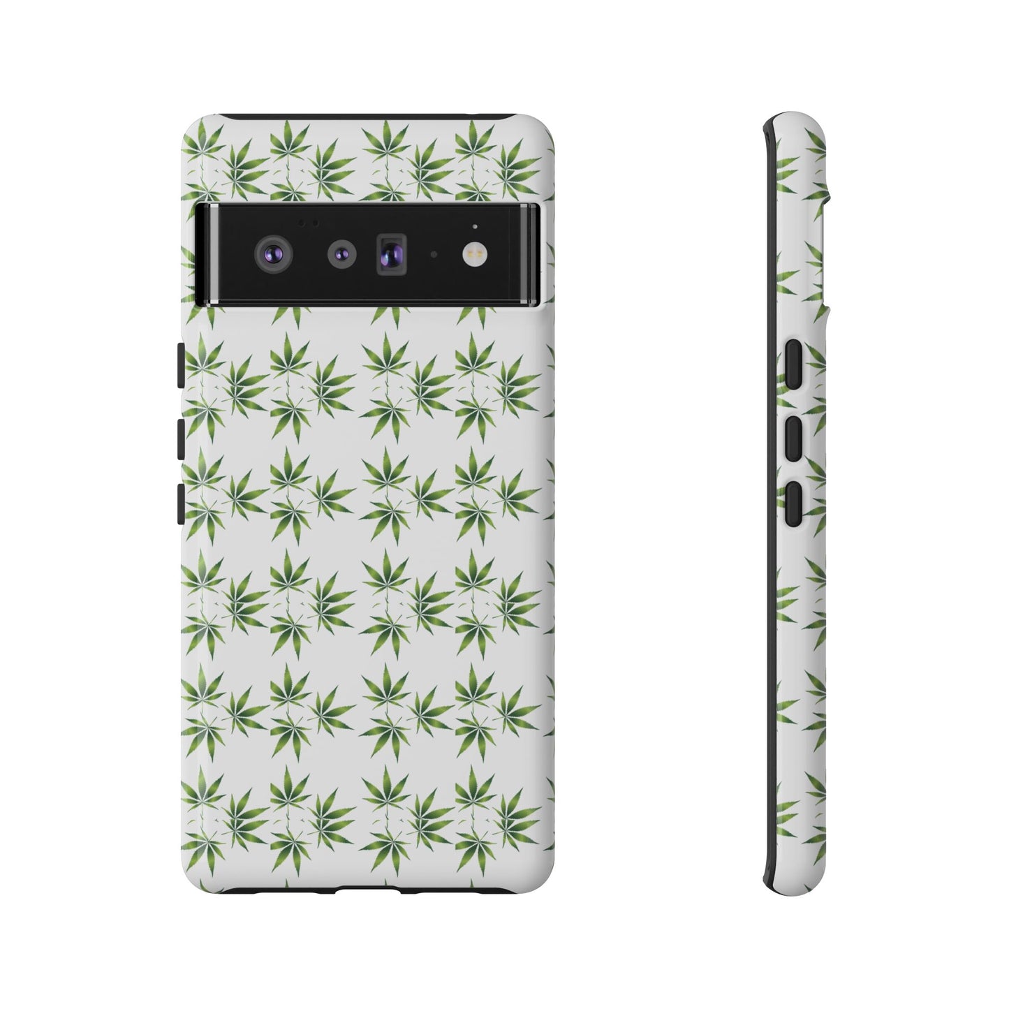 Stylish Phone Case with Cannabis Leaf Design, Durable Phone Cover, Gift for Stoner Friends, Unique Phone Accessory, Nature-Inspired Design