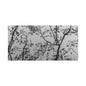 Canvas Wall Art — Monochrome Blurred Ferris Wheel with Tree Silhouettes