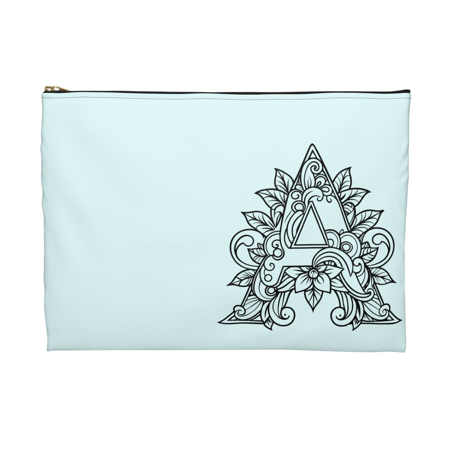 Bohemian Accessory Pouch for Organized Essentials - Letter A