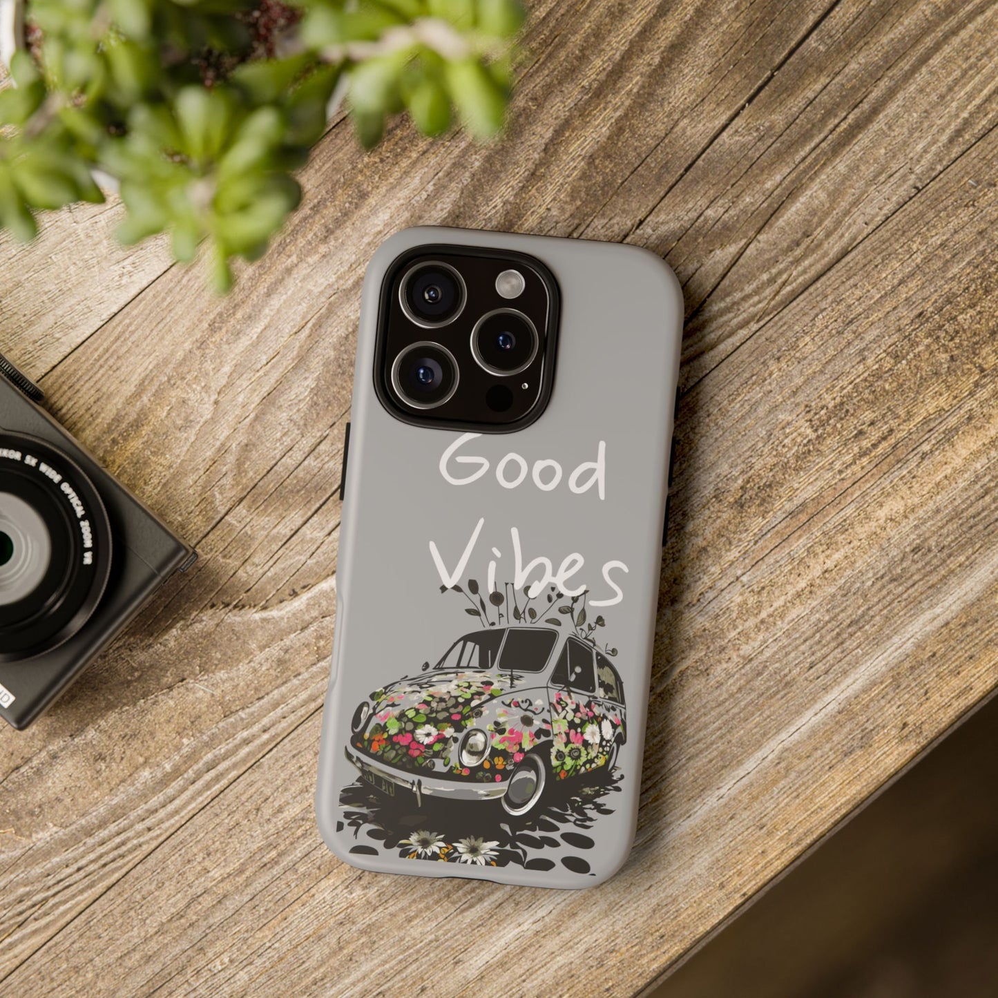 Floral Phone Case | Good Vibes, Phone Accessories, Gift for Her, Trendy Tech, Summer Vibes, Birthday Gift