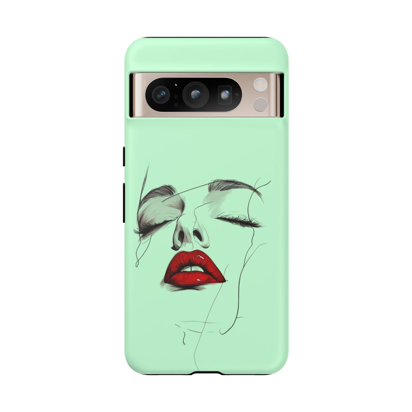 Stylish Phone Case, Artistic Phone Cover, Trendy Tech Accessory, Unique Cell Phone Protector, Gift for Her, Modern Aesthetic