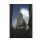 Matte Stretched Canvas - Ruined Cathedral Architectural Print