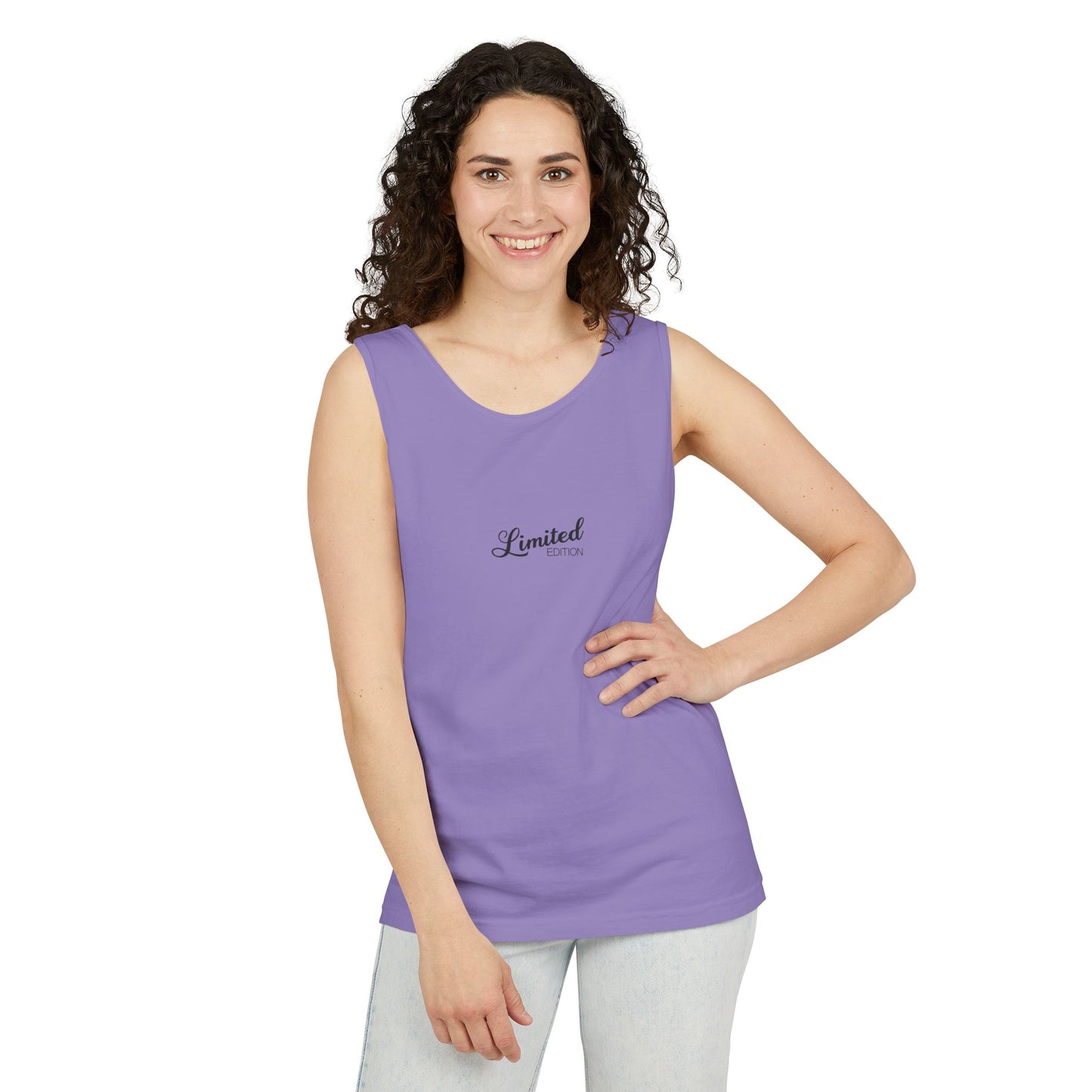 Limited Edition Unisex Garment-Dyed Tank Top, Summer Fashion, Beachwear, Gift for Him & Her, Casual Style, Relaxed Fit