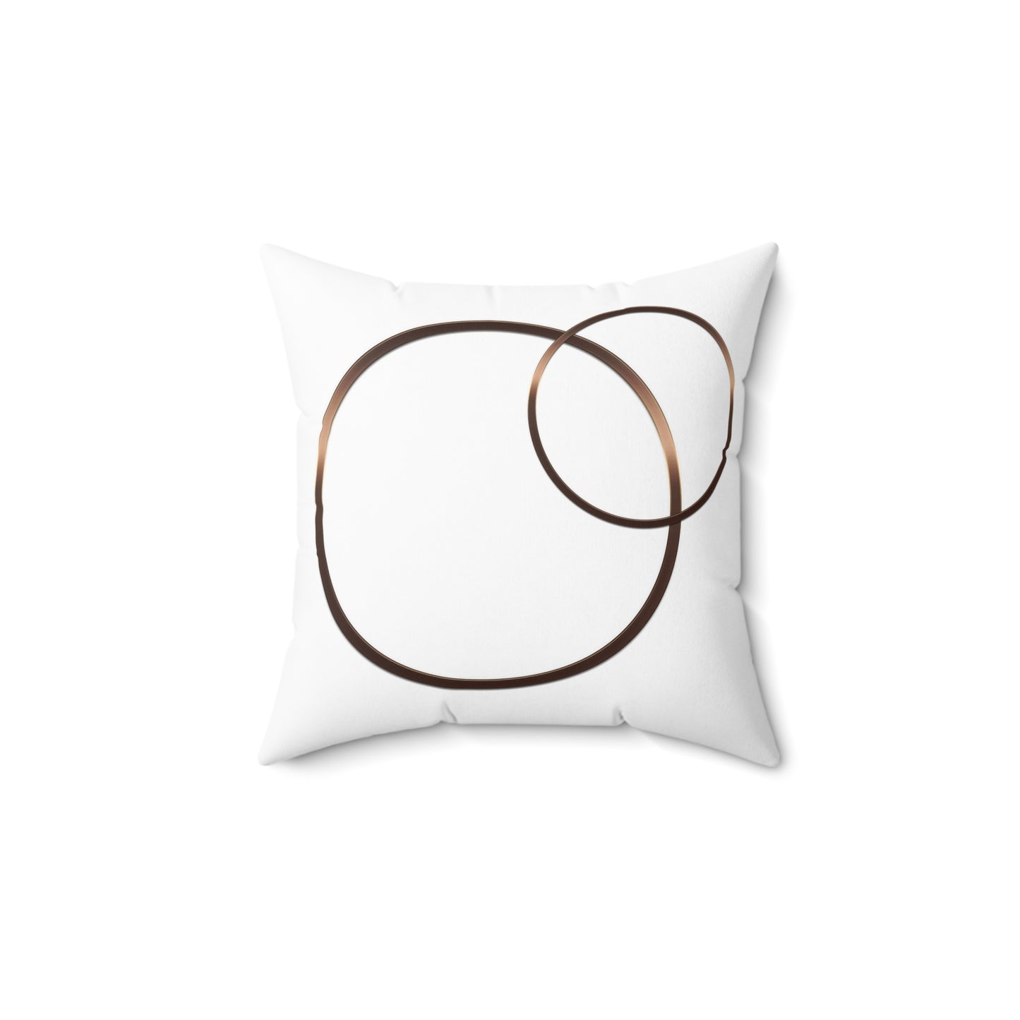 Chic Minimalist Square Pillow, Decorative Cushion, Modern Home Decor, Cozy Accent Pillow, Gift for Housewarming, Soft Polyester Pillow