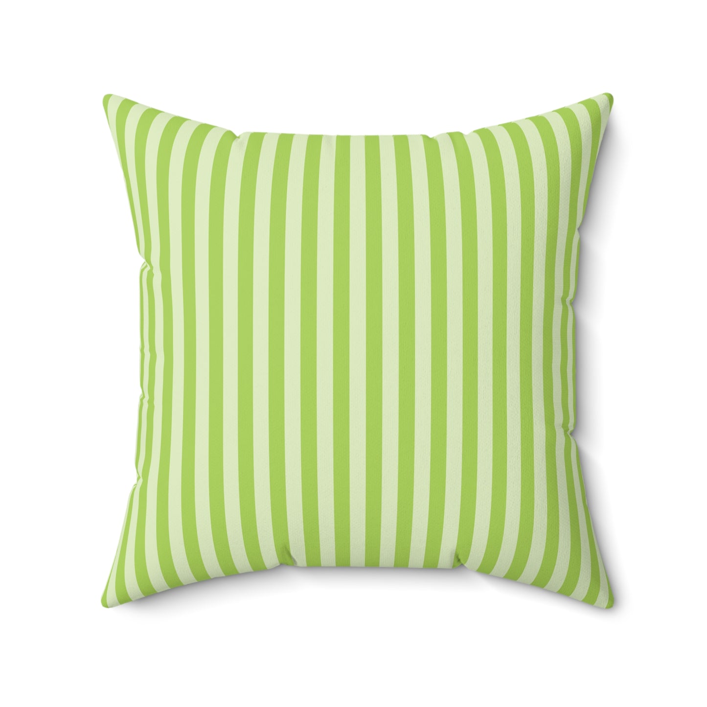 Fresh Green Striped Throw Pillow Decorative Cushion for Modern Living Room