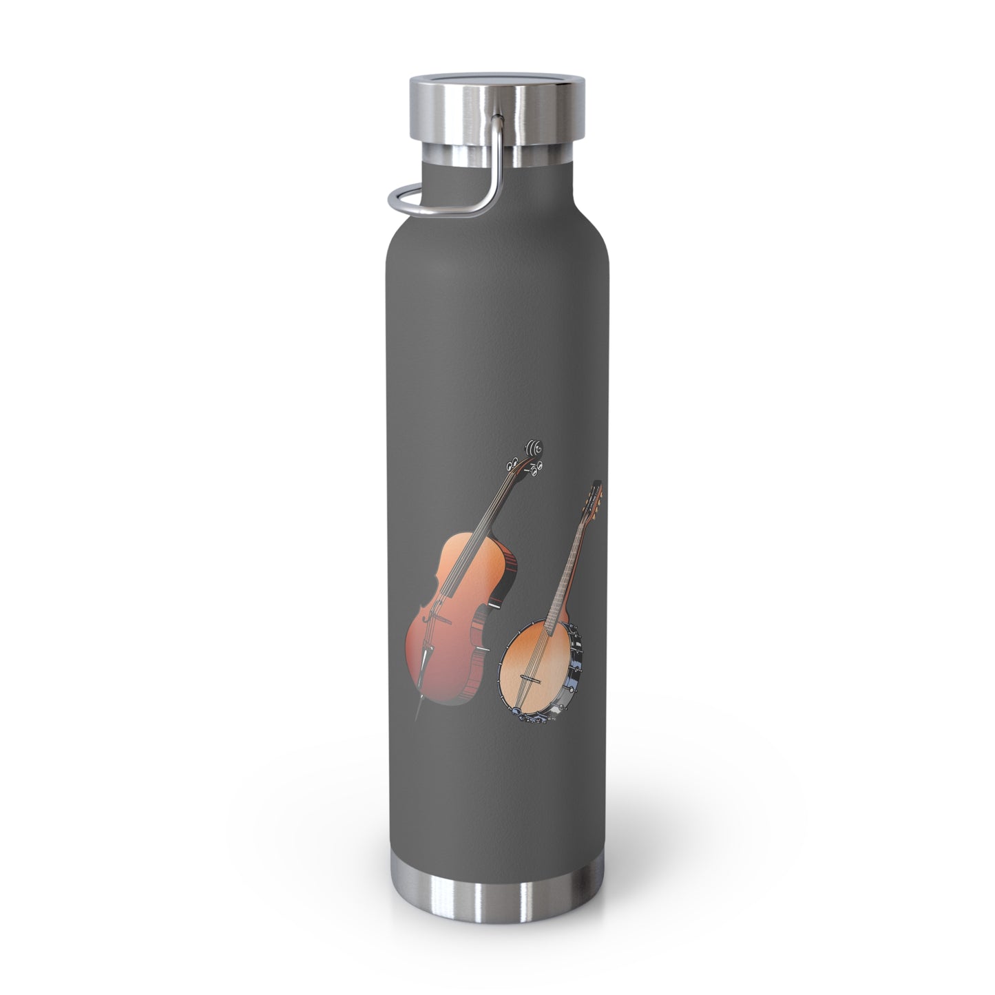 Musical Instruments Water Bottle | Copper Vacuum Insulated Bottle | Gift for Musicians, Music Lovers, Durable Travel Mug, Concert [...]