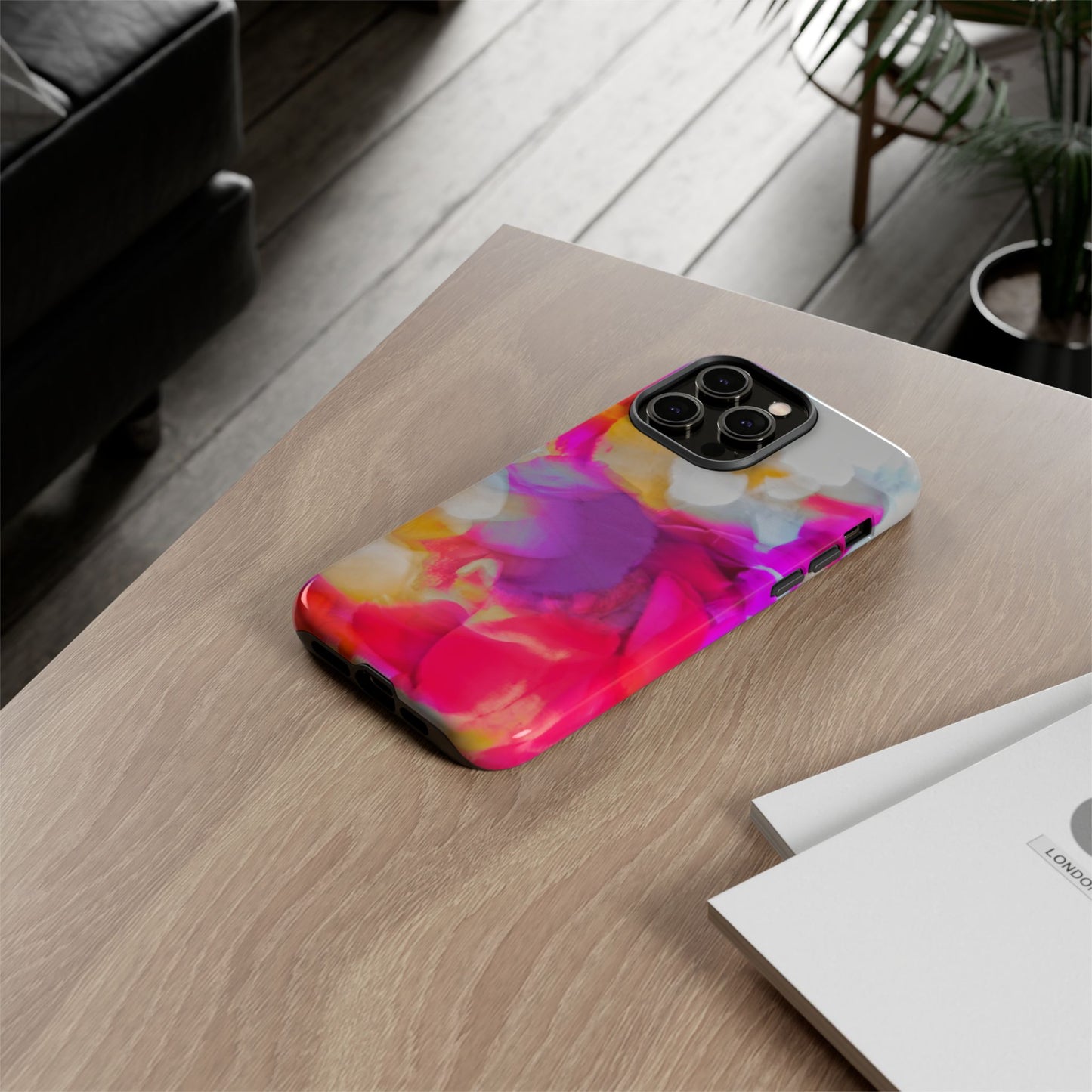 Floral Phone Case: Stylish Art for Your Device, Tough Cases, Gift for Her, Flower Print, Trendy Accessories, Phone Protection