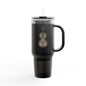 Colorful Violin Insulated Travel Mug - Perfect for Music Lovers, Gifts for Musicians, 40oz Tumbler, Travel Cup for Coffee, Unique Drinkware
