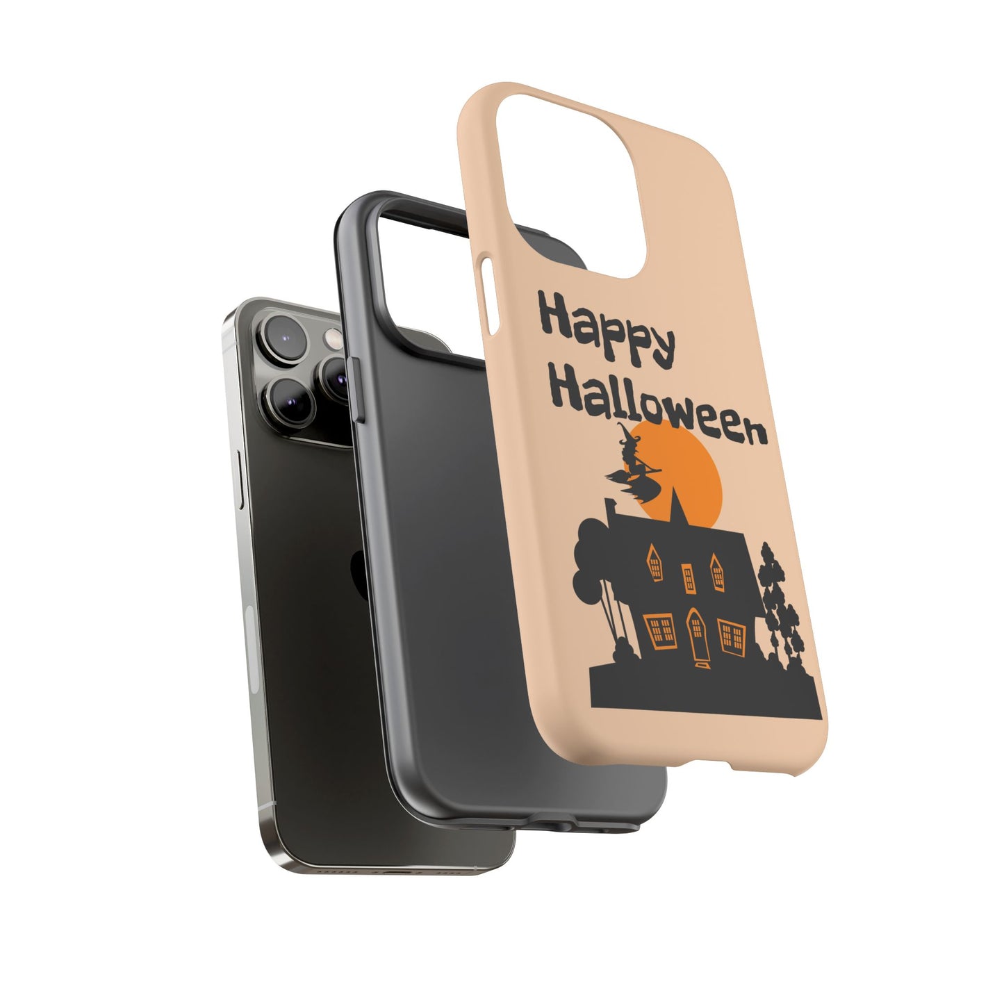 Halloween Phone Case, Spooky Mobile Cover, Tough Case for Phone, Witch Design, Fall Decor, Unique Gift for Halloween