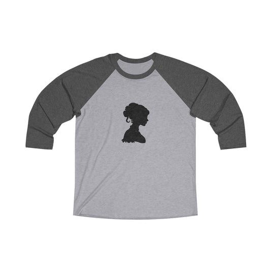 Vintage-Inspired Unisex Tri-Blend Raglan Tee, Stylish Graphic Shirt, Retro Casual Wear, Perfect Gift for Her, Everyday Comfort